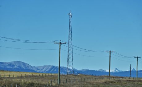 Pirmez Creek tower in Alberta